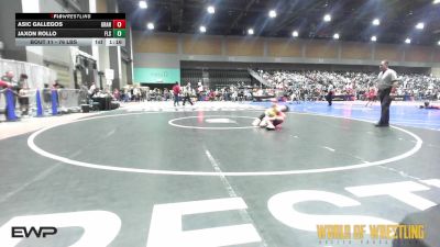 76 lbs Round Of 32 - Asic Gallegos, Grant County Elite vs Jaxon Rollo, Florida Scorpions