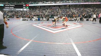 5A 120 lbs Cons. Semi - David Angel, Cedar Ridge vs Lucas Angell, Currituck County