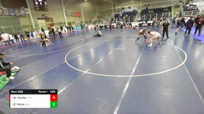 157 lbs Quarterfinal - Braxton Moss, Sanderson Wrestling Academy vs Wyatt Hanks, True Grit Wrestling