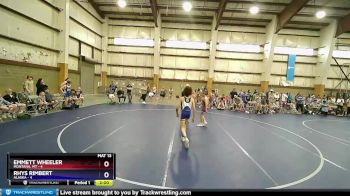 89 lbs Round 5 (6 Team) - Emmett Wheeler, Montana, MT vs Rhys Rimbert, ALASKA