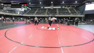 Quarterfinal - Ryan Collingsworth, Milford vs Bradley Snitcher, Woodstown