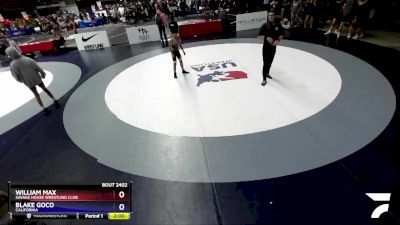 83 lbs 7th Place Match - William Max, Savage House Wrestling Club vs Blake Goco, California