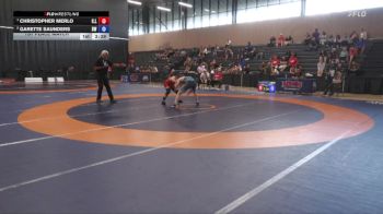 61kg 1st Place Match - Christopher Merlo, C.L.I.C vs Garette Saunders, Brock WC