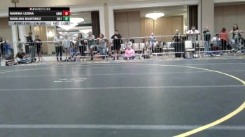 116 lbs Quarterfinal - Marina Loera, Garden City HS vs Marlina Martinez, Salem Elite