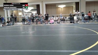 116 lbs Quarterfinal - Marina Loera, Garden City HS vs Marlina Martinez, Salem Elite