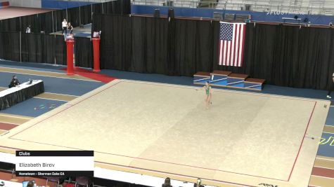 Elizabeth Birov - Clubs - 2021 Rhythmic Elite Qualifier