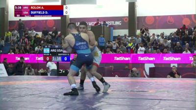 55 kg Round 2 - Dalton Duffield, USA vs Axel Rolon, ARG