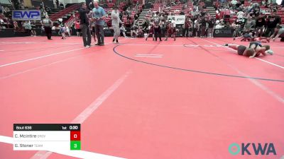 67 lbs Consolation - Cord Mcintire, Grover Rains Wrestling Club vs Garrett Stoner, Team Guthrie Wrestling