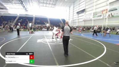 156 lbs Semifinal - Kaden Ricketts, PV Bighorns vs Aiden Patti, Threshold