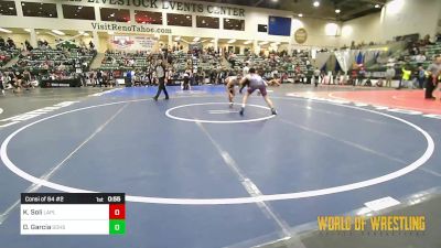 115 lbs Consi Of 64 #2 - Konner Soli, Las Plumas vs Dylan Garcia, Rebel Wrestling Club