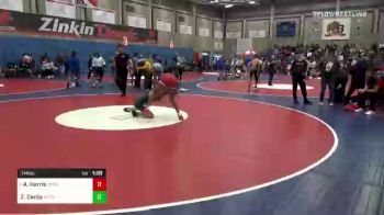 114 lbs Round Of 16 - Anthony Harris, Buchanan vs Zane Cerda, Hoover