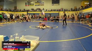 92 lbs Semifinal - Grant Taylor, SlyFox Wrestling Academy vs Luke Owen, Wichita Training Center