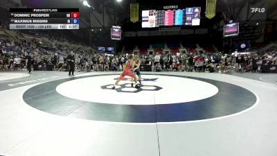 126 lbs Champ. Rd Of 32 - Dominic Prosperi, OH vs Maximus Riggins, IA