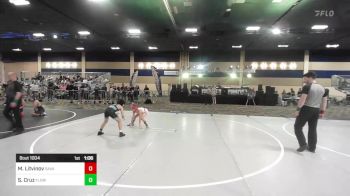 78 lbs Semifinal - Maxim Litvinov, Savage House WC vs Sage Cruz, Flow Academy HI