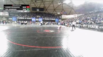 Boys 4A 165 lbs Champ. Round 2 - Joel Aramburo, Pasco vs Conner Brosnahan, Moses Lake