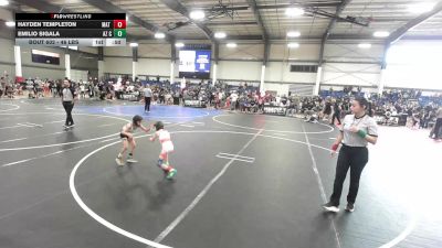 46 lbs Rr Rnd 1 - Hayden Templeton, Mat Rats Rebooted vs Emilio Sigala, Az Cross Trained
