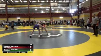 126 lbs Cons. Round 6 - Gabriel Ballard, Northampton vs Rocco Cassioppi, Hononegah