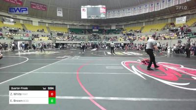 37-40 lbs Quarterfinal - Zayden White, Panther Youth Wrestling-CPR vs Easton Brown, Beebe Badgers Wrestling Club