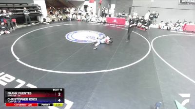 100 lbs Round 2 (16 Team) - Frank Fuentes, SJWA-GR vs Christopher Roos, TCWA-GR