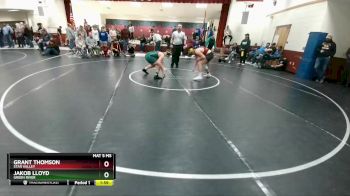 182 lbs Cons. Round 5 - Grant Thomson, Star Valley vs Jakob Lloyd, Green River