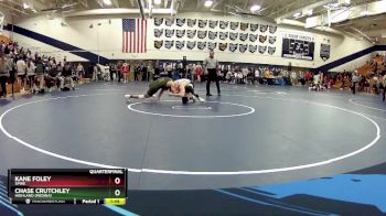 165 lbs Quarterfinal - Kane Foley, Spire vs Chase Crutchley, Highland (Medina)