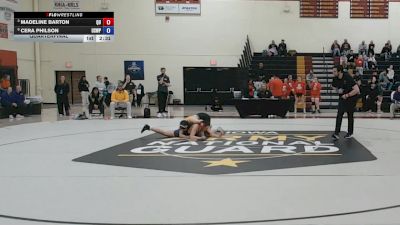 131 lbs Quarterfinal - Madeline Barton, Quincy vs Cera Philson, Wisconsin Stevens Point