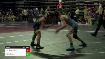 125 lbs Consi Of 8 #2 - Antonio Mininno, Drexel vs Nick Babin, Columbia