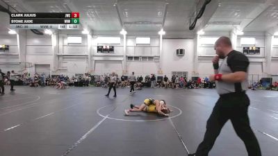 92 lbs Round 6 (8 Team) - Stone Jude, West Virginia Wild vs Clark Julius, Jungle WC