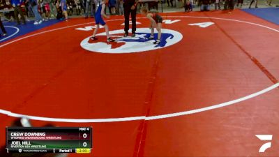 63 lbs Champ. Round 2 - Crew Downing, Wyoming Underground Wrestling vs Joel Hill, Riverton USA Wrestling