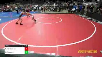 77 lbs Rd Of 16 - Ryder Harrison, Topeka Blue Thunder vs Noah Fenner, Red Hawk