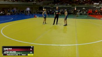 93 lbs Semis (4 Team) - Gabe Rud, K-M vs JAMES WALKER, STMA (St. Michael/Albertville)