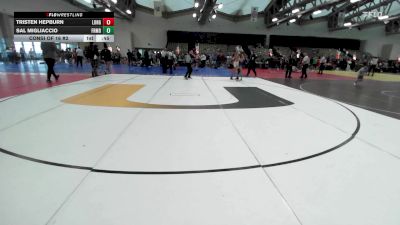 134-H lbs Consi Of 16 #2 - Tristen Hepburn, Long Branch High School vs Sal Migliaccio, Farmingdale