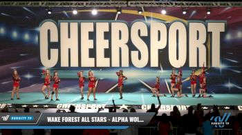 Wake Forest All Stars - Alpha Wolves [2021 L5 Senior - D2 Day 1] 2021 CHEERSPORT: Charlotte Grand Championship