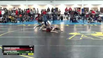 141 lbs Cons. Round 2 - Tanner Donathan, Muskingum University vs Desmond Diggs, Mount St. Joseph University