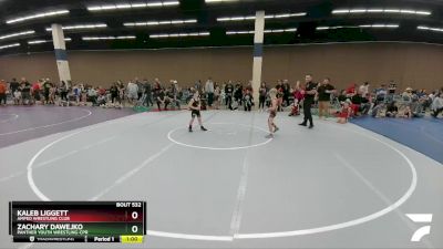 63 lbs Quarterfinal - Kaleb Liggett, Amped Wrestling Club vs Zachary Dawejko, Panther Youth Wrestling-CPR