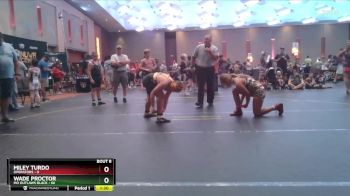 140 lbs Semis & 1st Wrestleback (8 Team) - Wade Proctor, MO Outlaws Black vs Miley Turdo, Operators