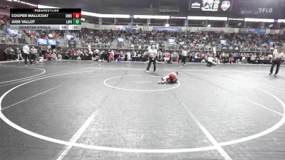 49 lbs Quarterfinal - Cooper Mallicoat, Ciwc Team Intensity vs Jude Vallot, Lafayette Scrappers