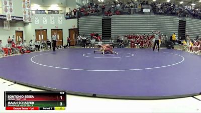 138 lbs Placement Matches (8 Team) - Sontonio Sessa, Crown Point vs Isaiah Schaefer, Evansville Mater Dei