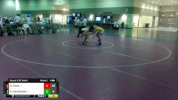 160 lbs Round 3 (6 Team) - Ayden Cook, Sunbear Wrestling vs Frank Hardcastle, Montana Silver