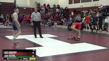 126 lbs Round 3 - Jace Hedemen, Union, LaPorte City vs Jack Foster, Xavier, Cedar Rapids