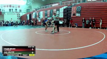 113 lbs Cons. Semi - Tyler Brugh, Wadsworth vs Gus Wilcox, St Francis De Sales (Columbus)