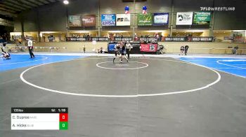 135 lbs Quarterfinal - Cali Dupree, Rare Breed Academy vs Amiyah Hicks, Blue T Panthers
