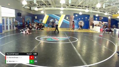 144 lbs Round 6 (8 Team) - Dylan Warren, Eagles WC vs Christophe Karandreas, Soldier City
