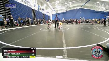 64 lbs Quarterfinal - Boidyn Henry, Paola vs Mason McCrackin, Phenom