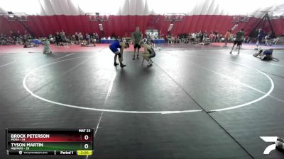 190 lbs Round 3 (16 Team) - Brock Peterson, Mora vs Tyson Martin, Aquinas