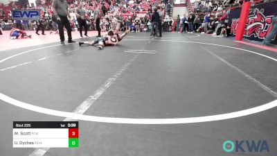 64-70 lbs Final - Miles Scott, Ponca City Wildcat Wrestling vs Ulrich Dyches, IRONMEN Wrestling Club