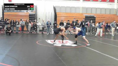 120 lbs Consi Of 8 #1 - Jalen Streeter, Springfield Central vs Adam Keene, Lexington