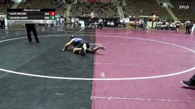 1A-4A 165 Quarterfinal - Jaxson Hart, Dora vs Alex Bacon, Bayside Academy