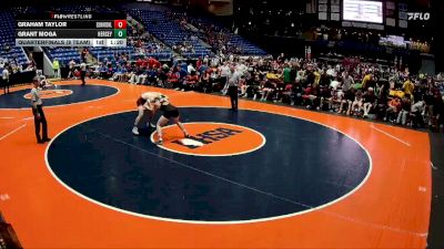 165 lbs Quarterfinals (8 Team) - Graham Taylor, Edwardsville (H.S.) vs Grant Moga, Arlington Heights (Hersey)