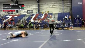 125 lbs Cons. Round 2 - Tate Thomas, Truett-McConnell (Ga.) vs David Maxson, Wvu Tech (W.Va.)